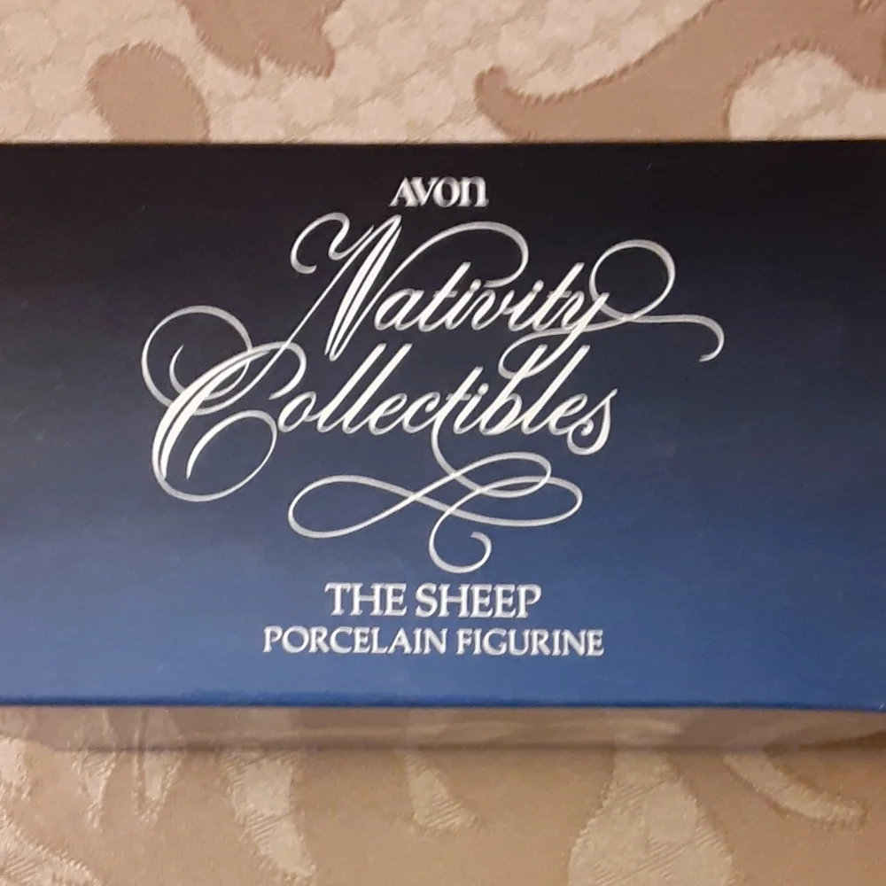 Nativity Avon Collectible The Sheep Porcelain Figurine